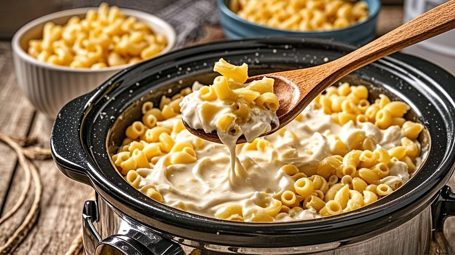 Slow Cooker Mac and Cheese Recipe Slow Cooker Mac and Cheese is an incredibly easy crockpot recipe that's perfect for any occasion! This dish is nearly foolproof and consistently turns out creamy and extra cheesy. It truly is one of the best comfort foods around the world!