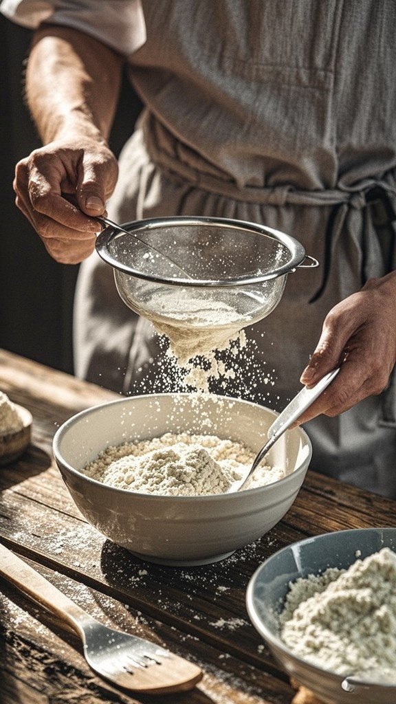 Sift in Dry Ingredients