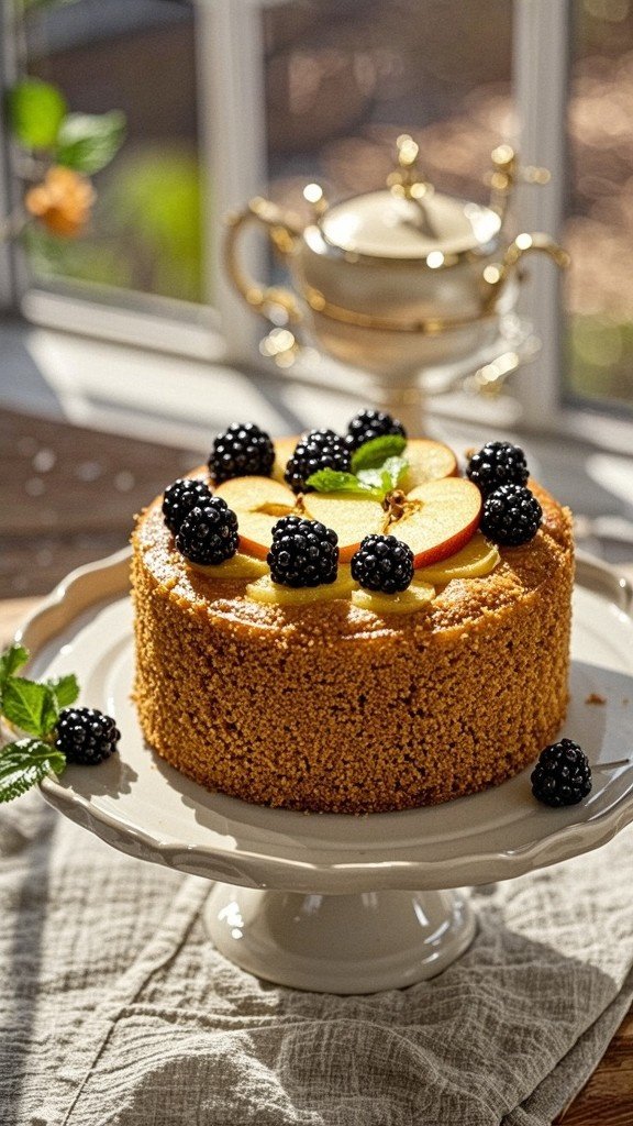 Apple and blackberry cake mary berry