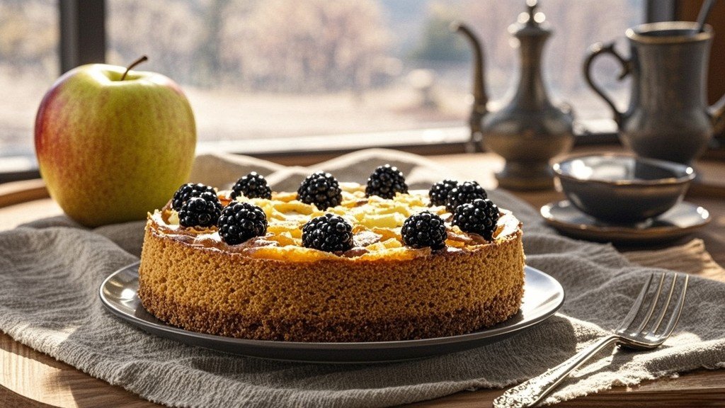 Apple and blackberry cake mary berry