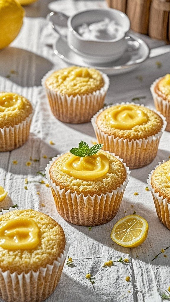 Mary Berry Lemon Curd Muffins