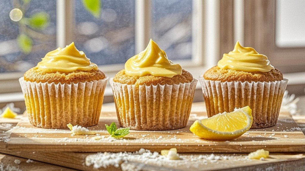 Mary Berry Lemon Curd Muffins