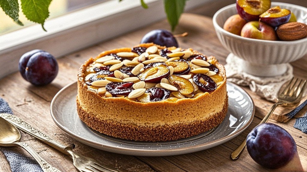 Mary Berry Plum and Almond Cake