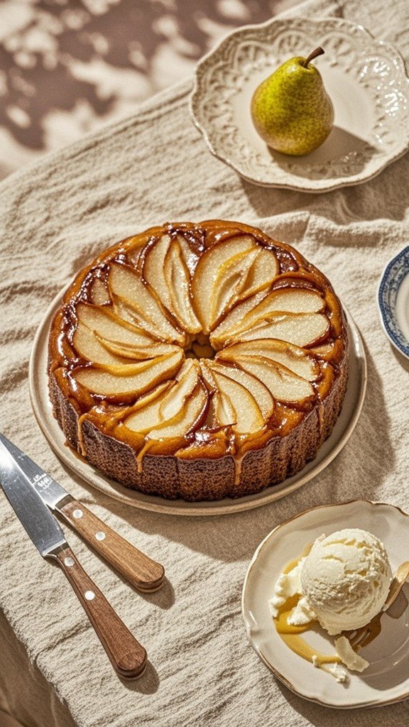 Mary Berry Upside Down Pear Cake