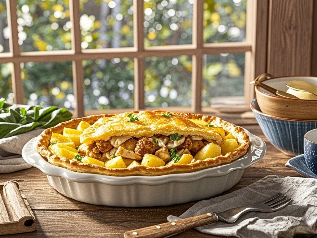 mary berry chicken pie with chunky potato topping