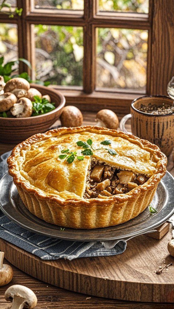 Mary berry chicken and mushroom pie suet pastry