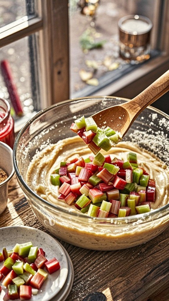 Add Rhubarb and Lemon Zest