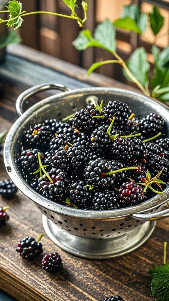 Preparation of Blackberries