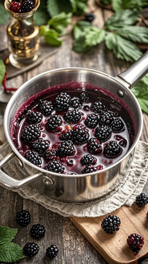 Cooking the Blackberries