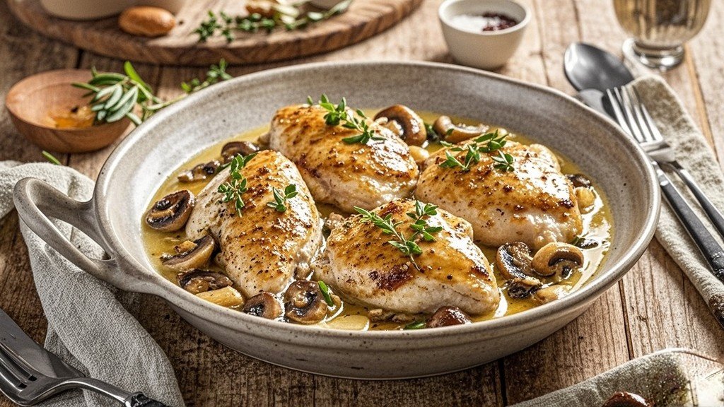 Mary berry chicken in white wine sauce