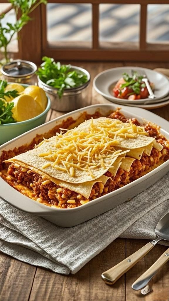 Assemble the Tortilla Bolognese