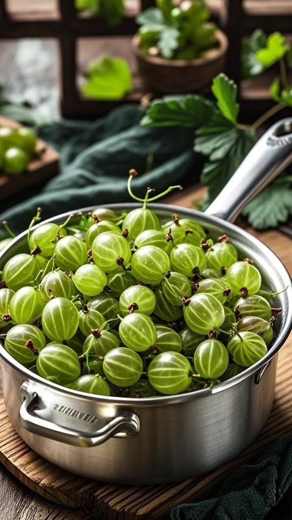 Prepare the Gooseberries