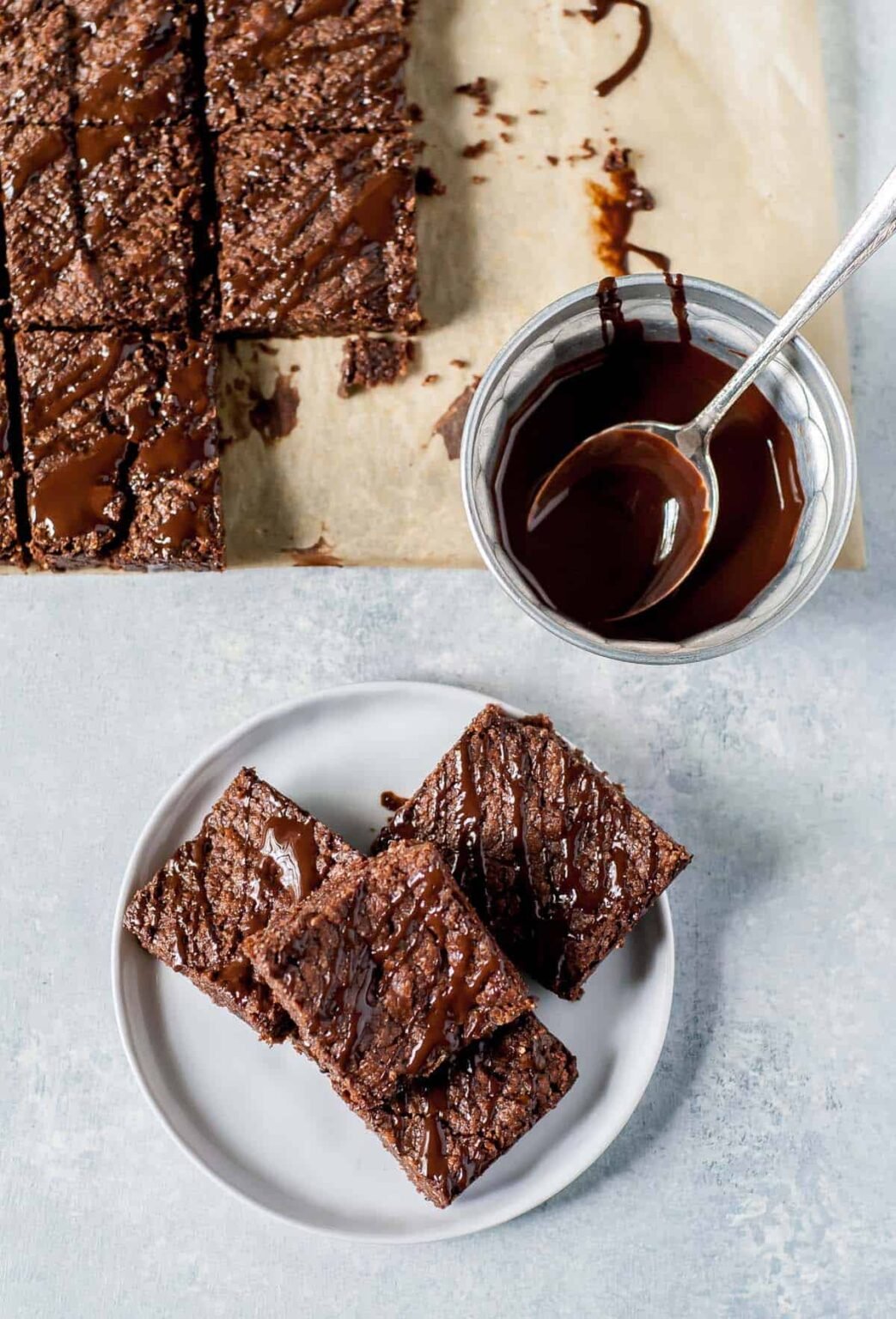 Vegan Chocolate Shortbread | Heart of a Baker