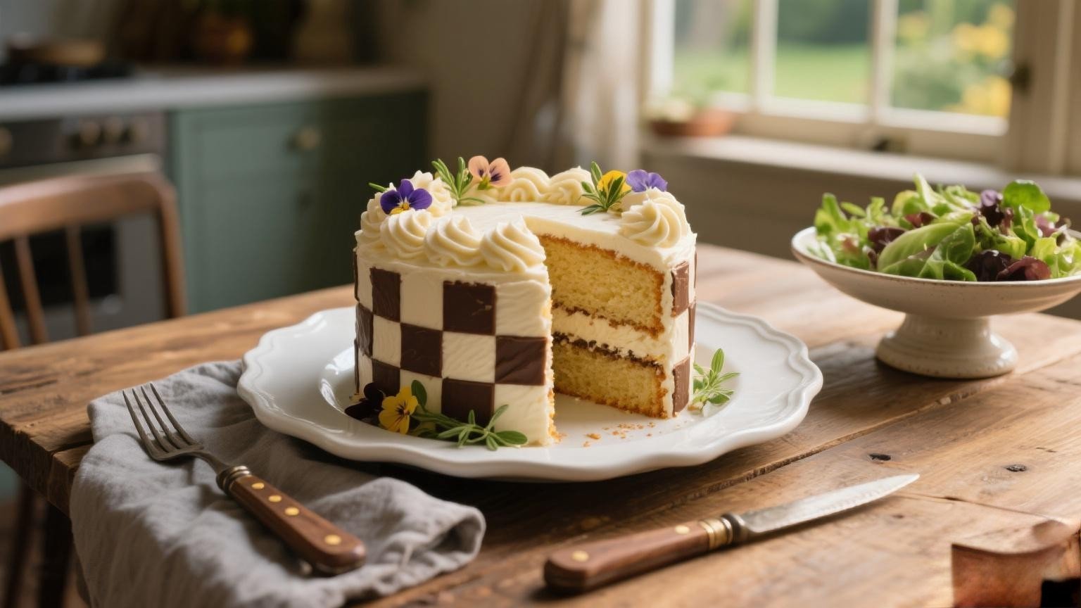 chequerboard cake mary berry