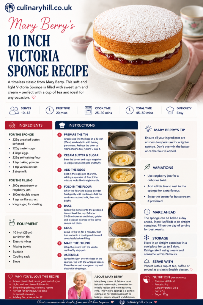10 inch victoria sponge recipe mary berry